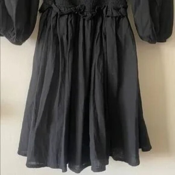 THE STYLE-Black Puff Sleeve Dress - Picture 4 of 6